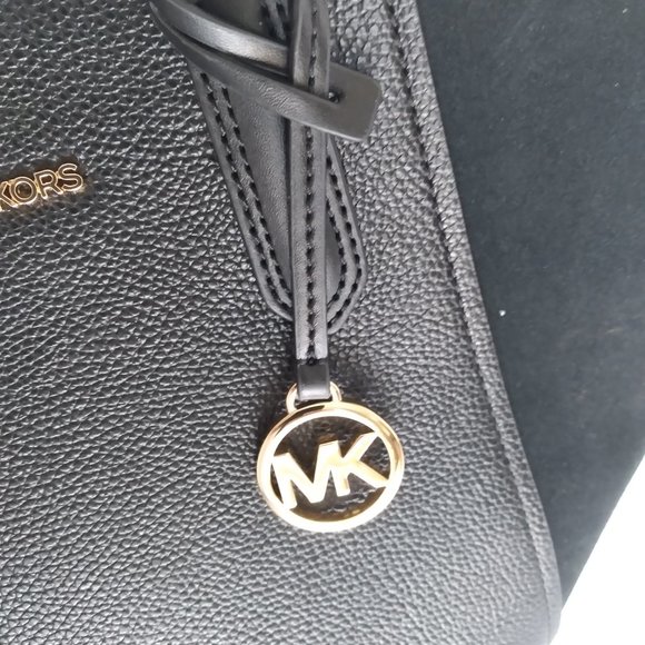 MICHAEL KORS PORTIA black leather Small Tote /NWT - Picture 5 of 8